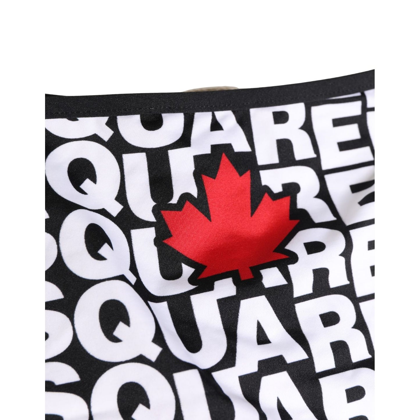 Dsquared² Multicolor Nylon Logo Print Bikini Bottom Swimwear