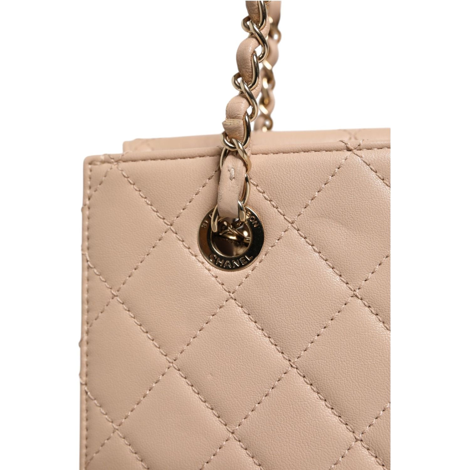 Chanel Quilted Leather Beauty Lock Flap Bag
