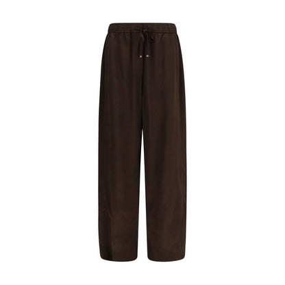 Ganni Brown Acetate Casual Pants