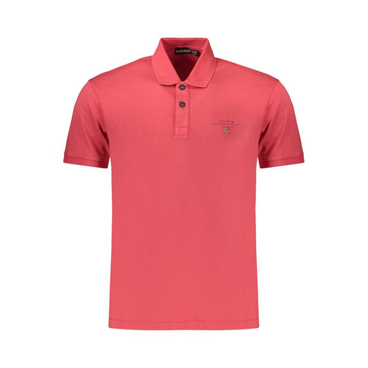 Napapijri Rosso Cotton Men's Polo