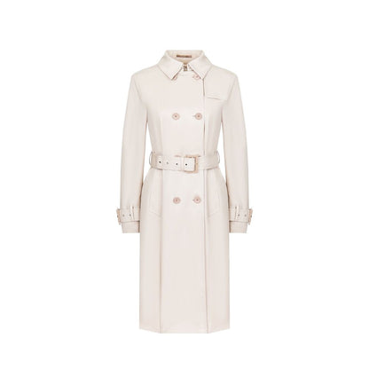 Herno White Cotton Coat