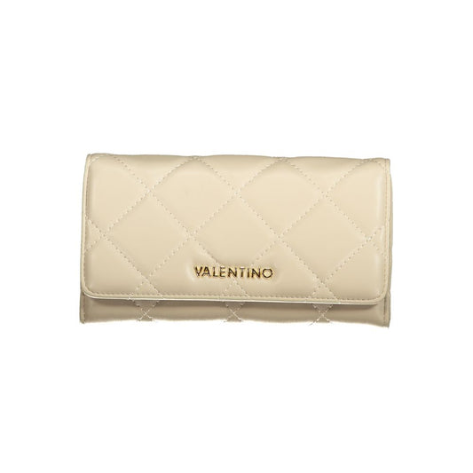 Mario Valentino Beige Polyurethane Women's Wallet