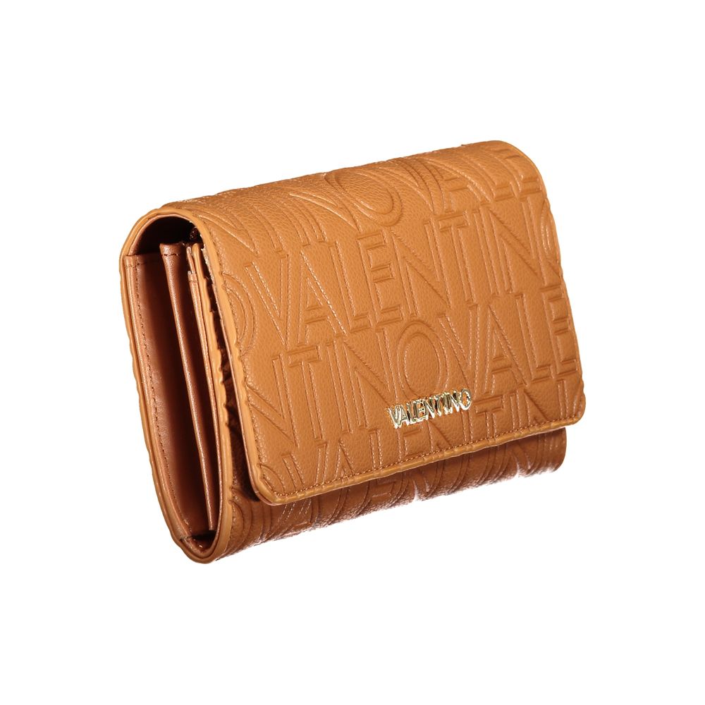 Mario Valentino Brown Polyurethane Women's Wallet