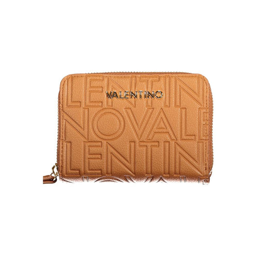 Valentino Brown Polyurethane Women Wallet
