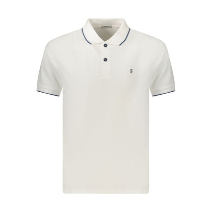 Coveri Moving Bianco Cotton Men Polo