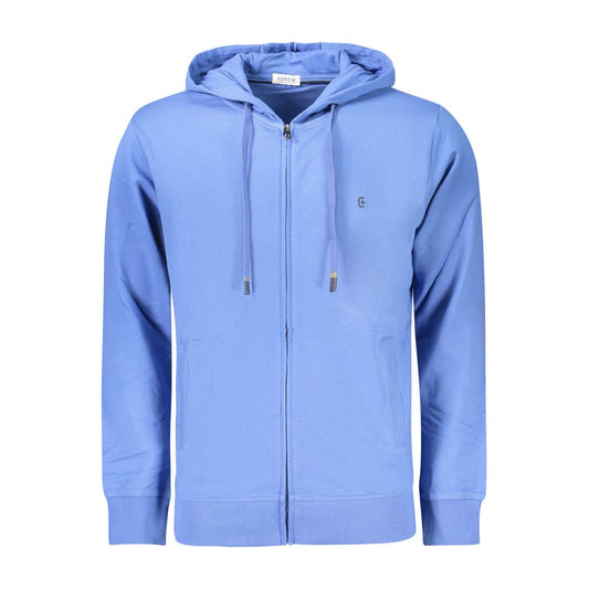 Coveri Moving Blue Cotton Men's Sweatshirt
