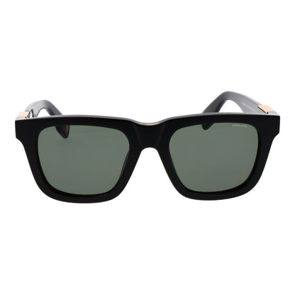 Police Black Cellulose Acetate Sunglasses