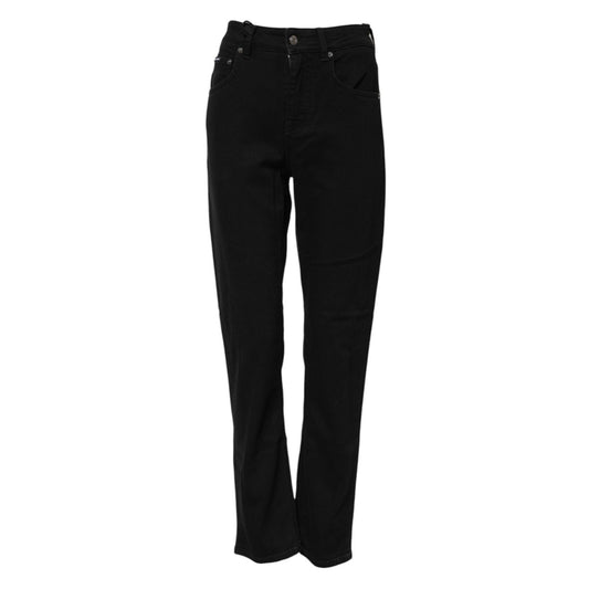 Dolce & Gabbana Black Boyfriend Cotton Stretch Denim Jeans