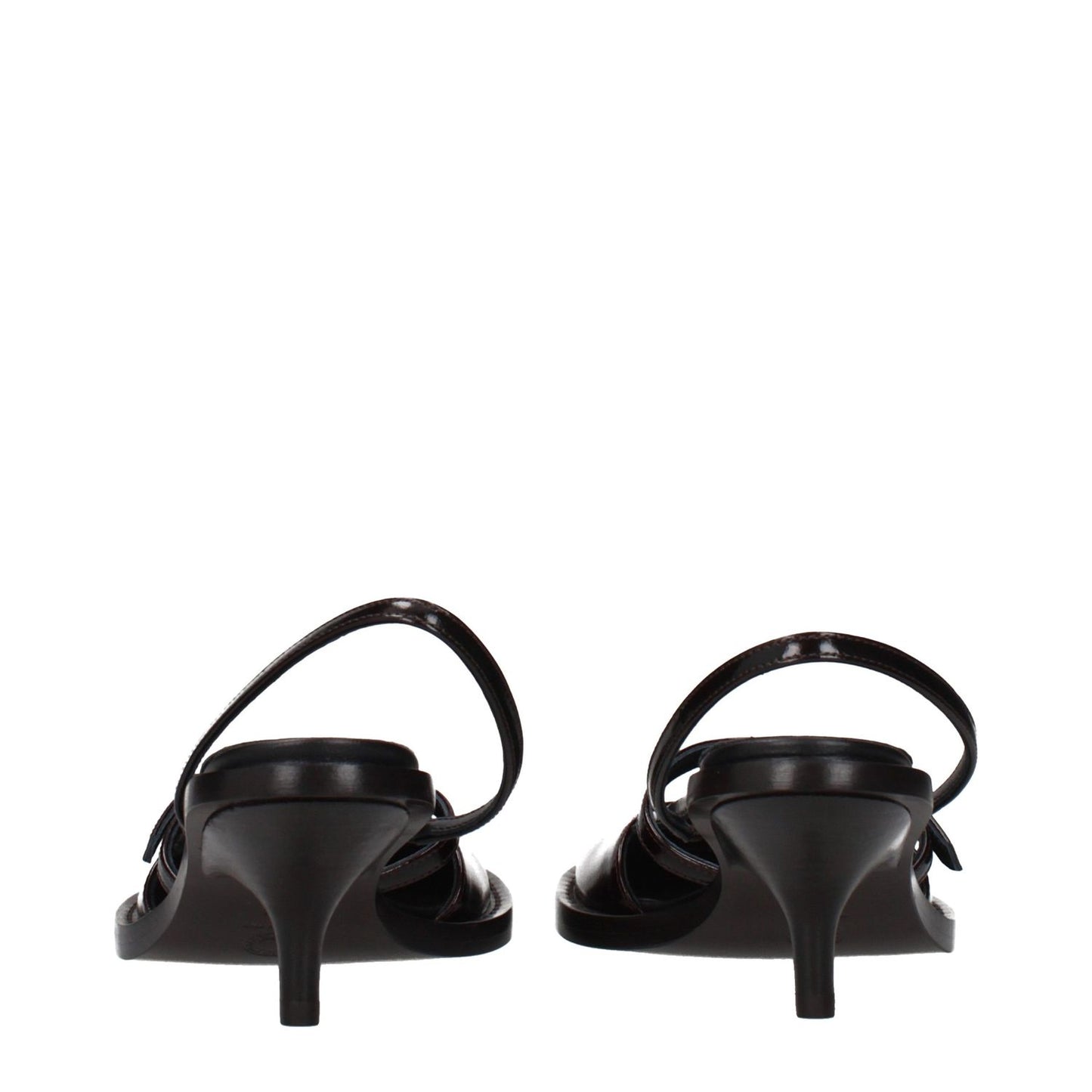 Dries Van Noten Brown Leather Platform Sandals
