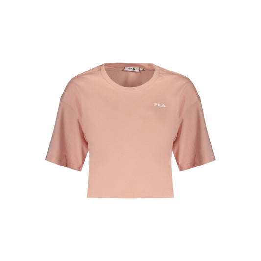 Fila Pink Cotton Women's T-Shirt