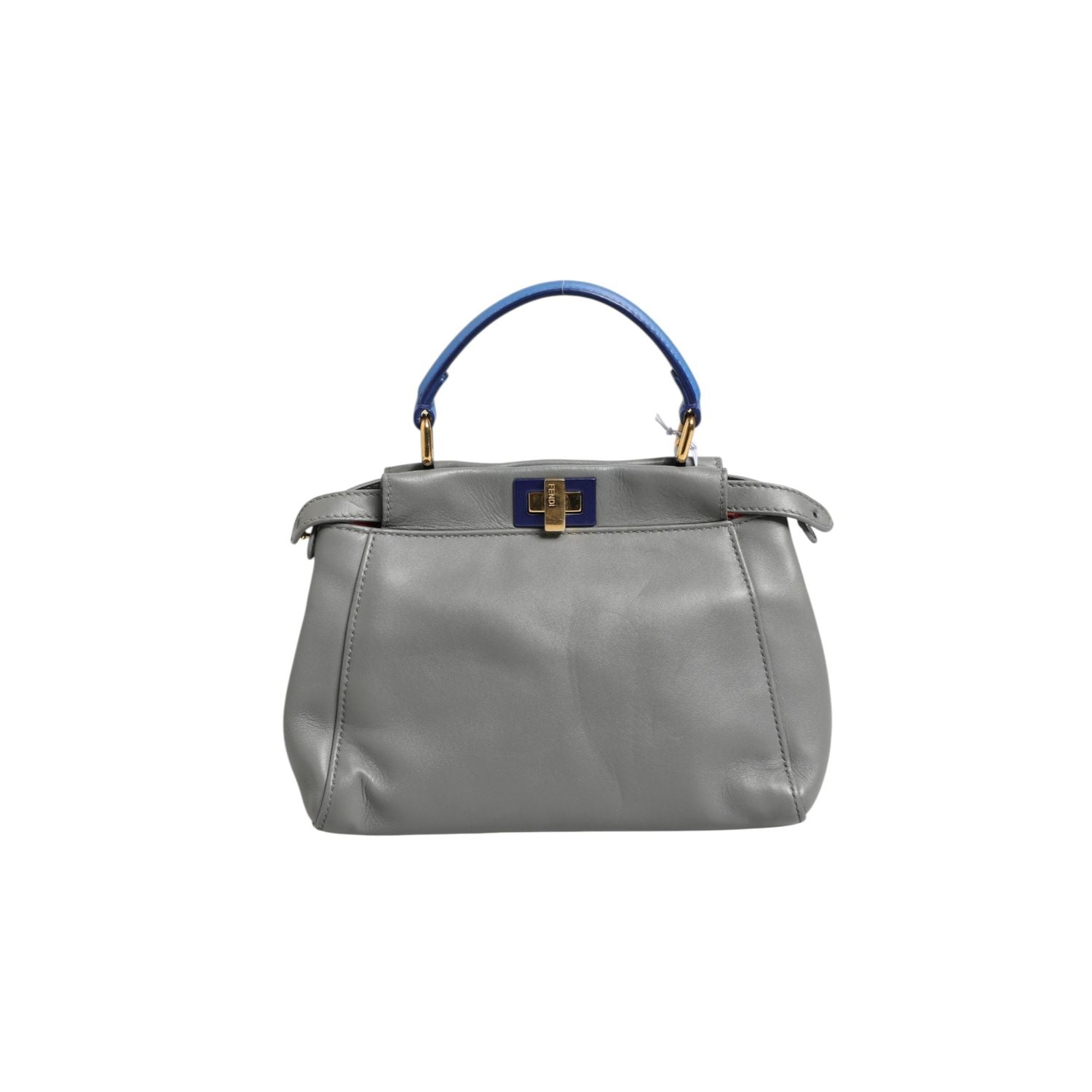 Fendi Mini Peekaboo Blue Grey