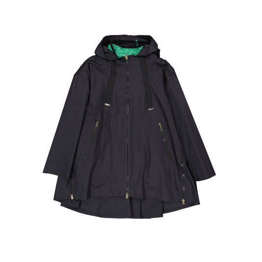 Herno Blue Cotton Shell Jacket