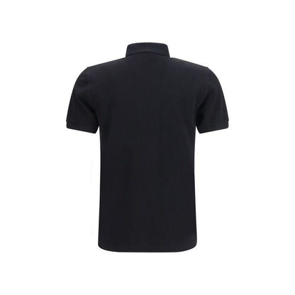 Fred Perry Black Cotton Polo Shirt