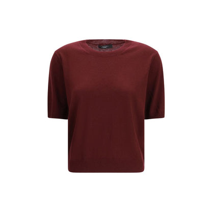Max Mara Bordeaux Wool Oves Aries T-Shirt