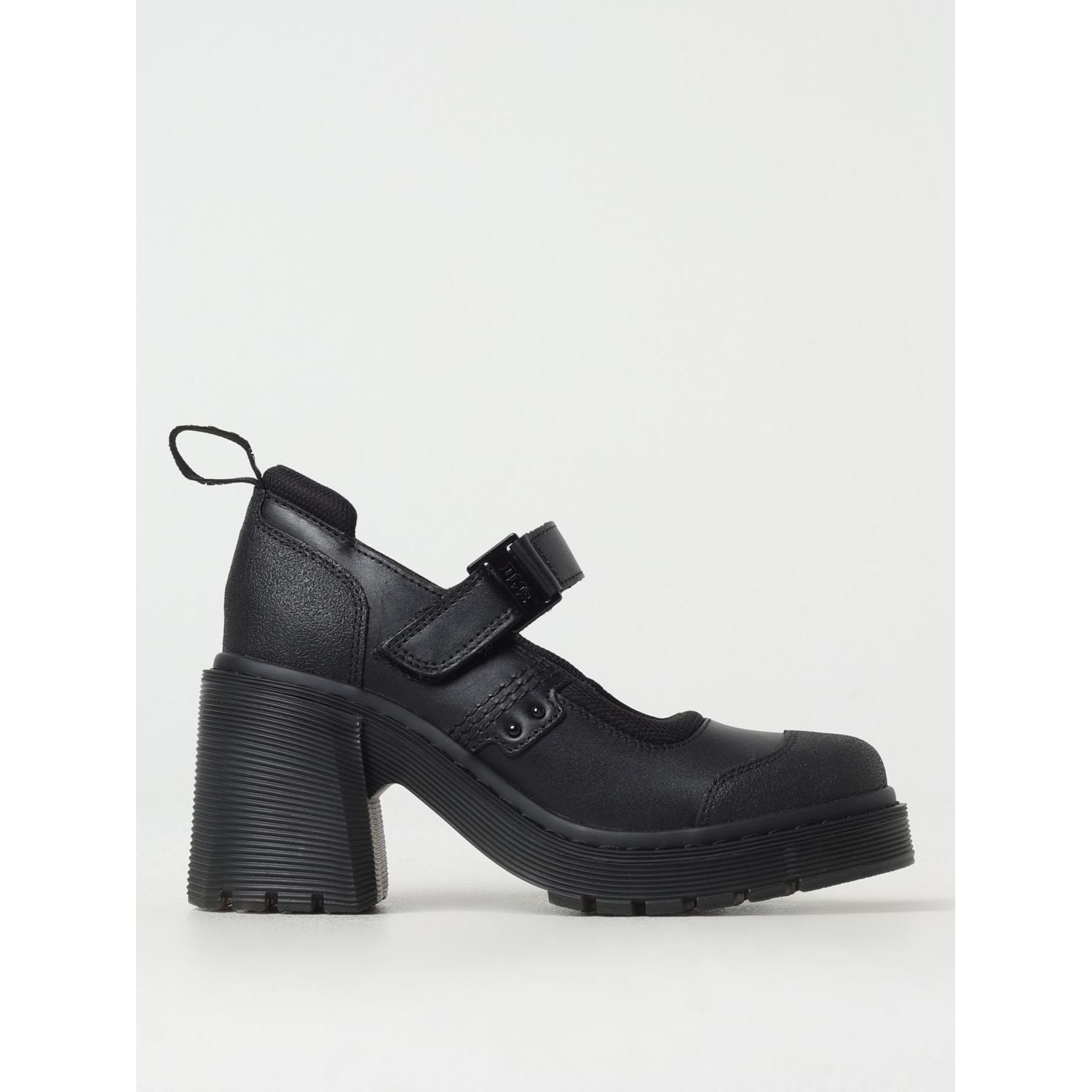 Dr. Martens Black Leather Platform Pumps