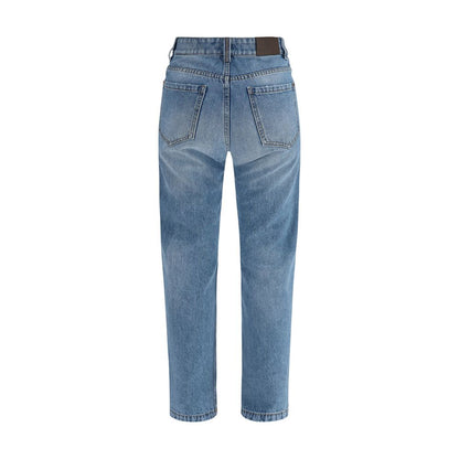 Brunello Cucinelli Blue Cotton Jeans Denim