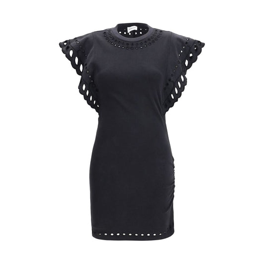 Marant Etoile Black Cotton Casual Dress