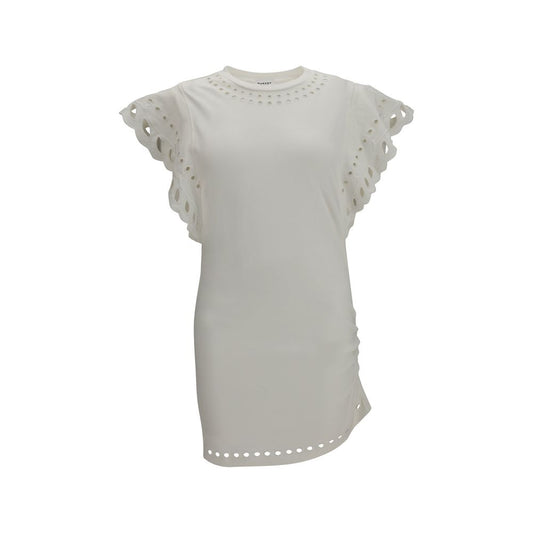 Marant Etoile White Cotton Casual Dress