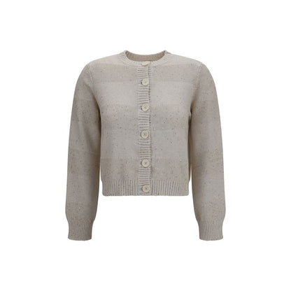 Brunello Cucinelli Beige Cotton Sweatshirt