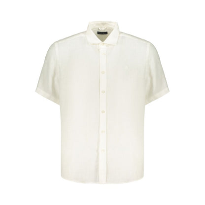 North Sails White Linen Men's Shirt