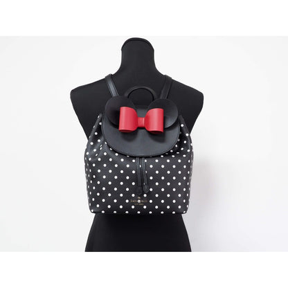 Kate Spade Disney Minnie Mouse Medium Leather Backpack Bookbag Bag