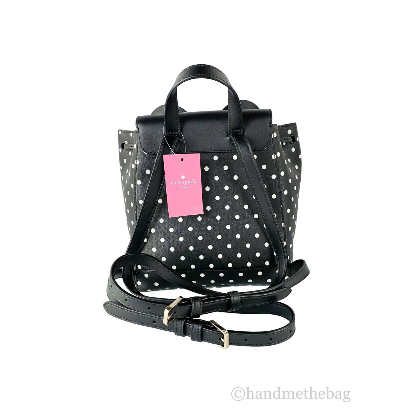 Kate Spade Disney Minnie Mouse Medium Leather Backpack Bookbag Bag