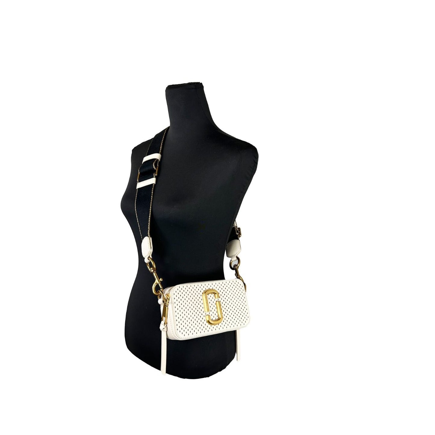 Marc Jacobs The Snapshot Perforated Crossbody Bag