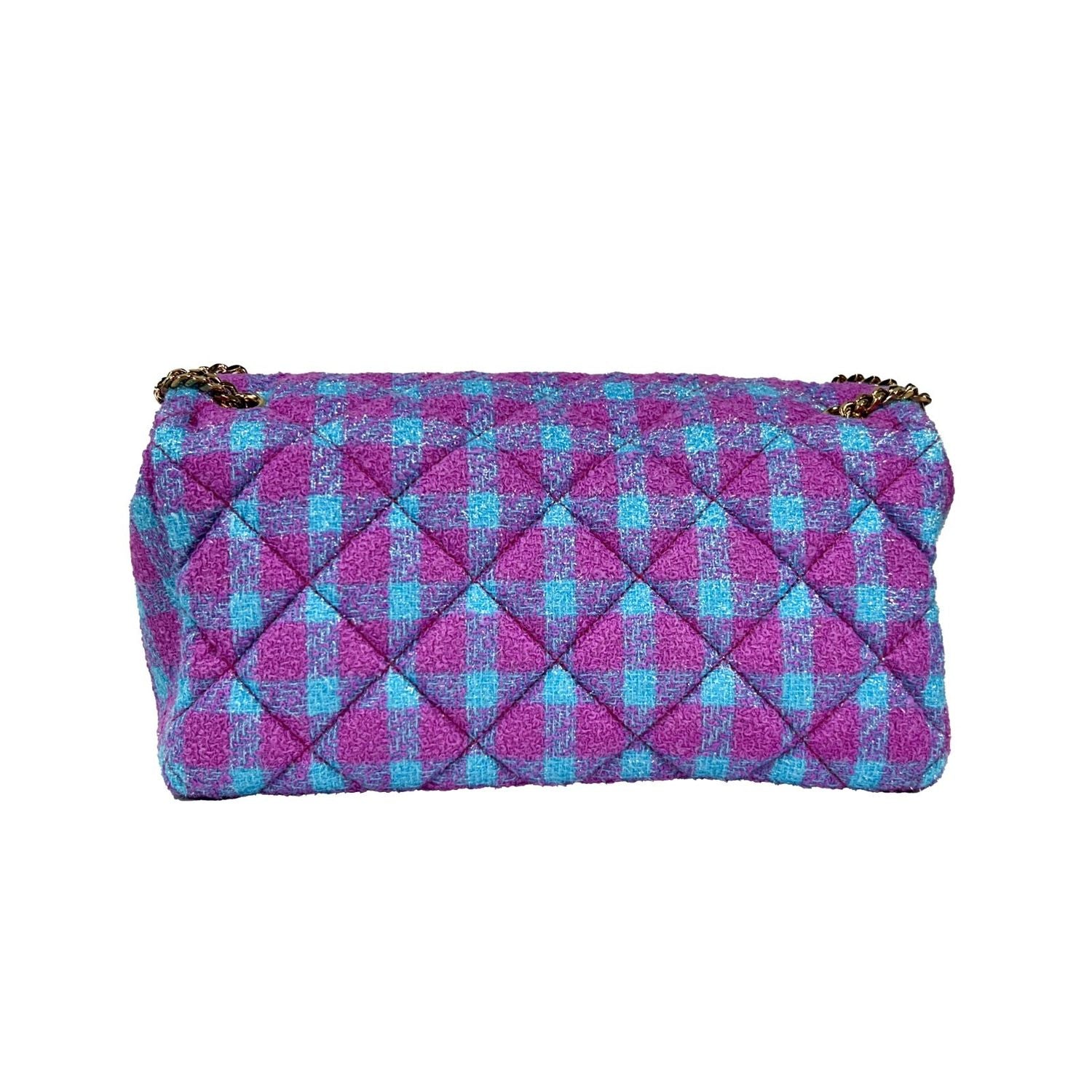 Versace Wool Lurex Medium Shoulder Crossbody Bag