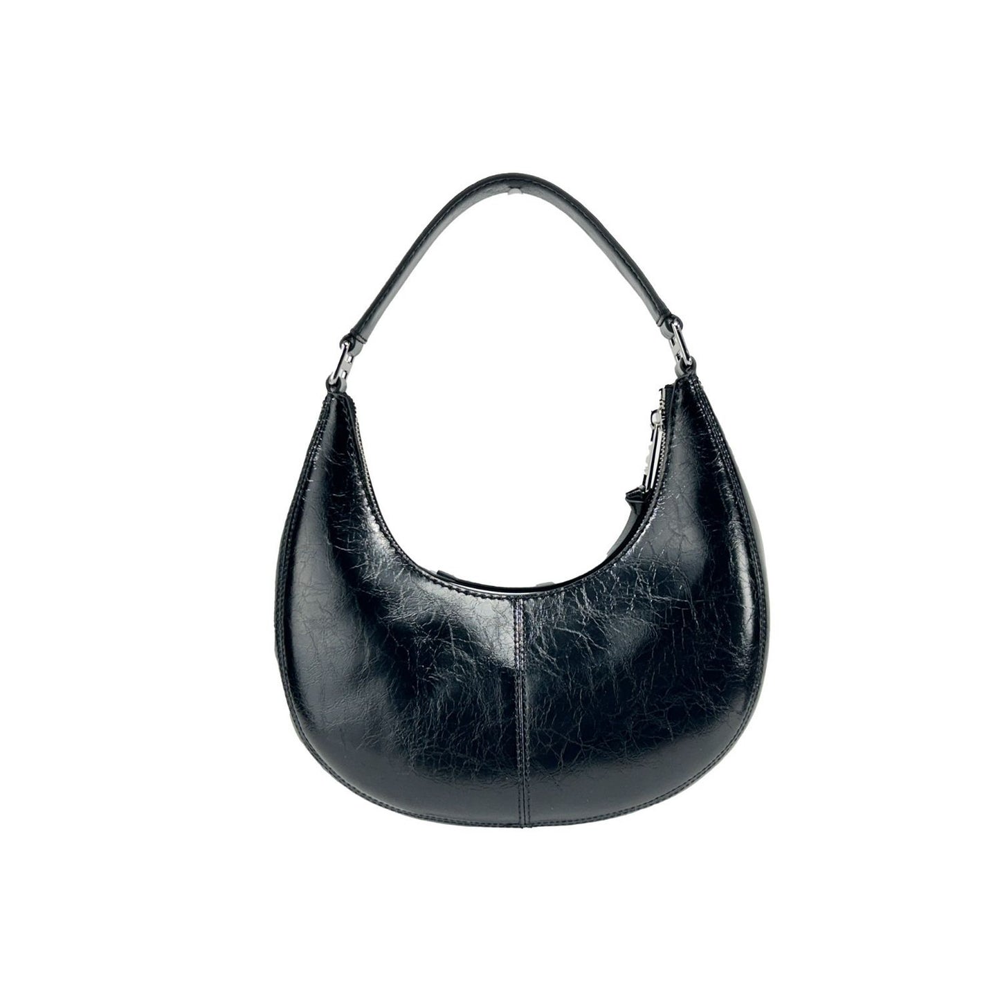Marc Jacobs Cruiser Small Crescent Crinkle Leather Bag