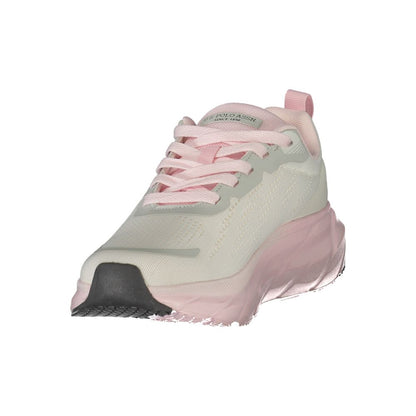 U.S. POLO ASSN. White Polyurethane Women's Sneaker