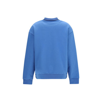 Miu Miu Blue Cotton Sweatshirt