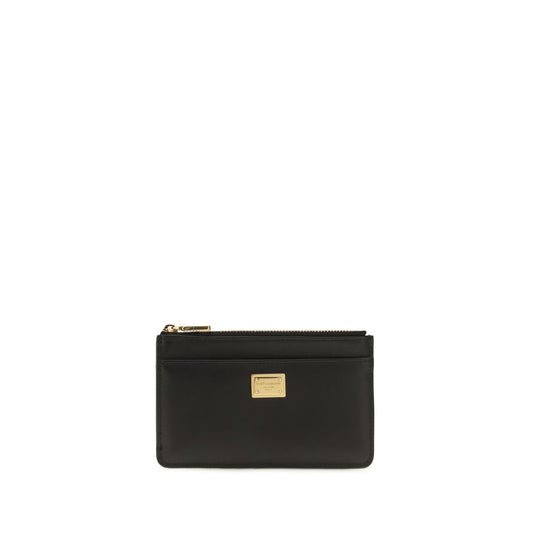 Dolce & Gabbana Black Calf Leather Bos Taurus Wallet