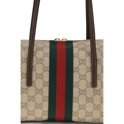 Gucci Beige Cotton Handbag