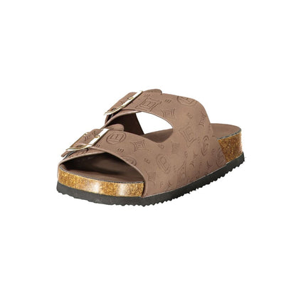Laura Biagiotti Brown Polyurethane Women's Sandal