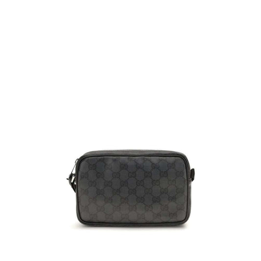 Gucci Black Cotton Shoulder Bag