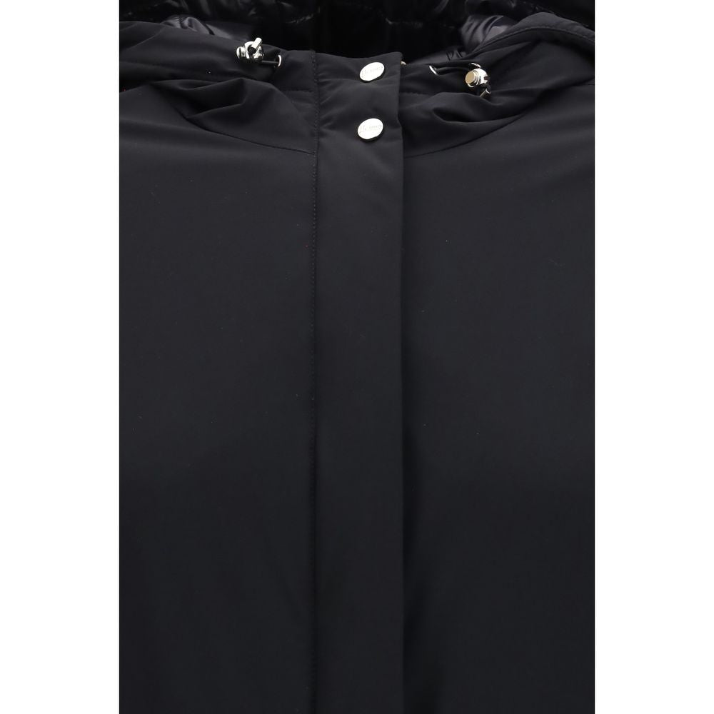 Herno Black Polyamide Shell Jacket