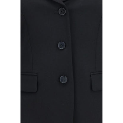 Alexander McQueen Black Wool Oves Aries Full-Length Jacket