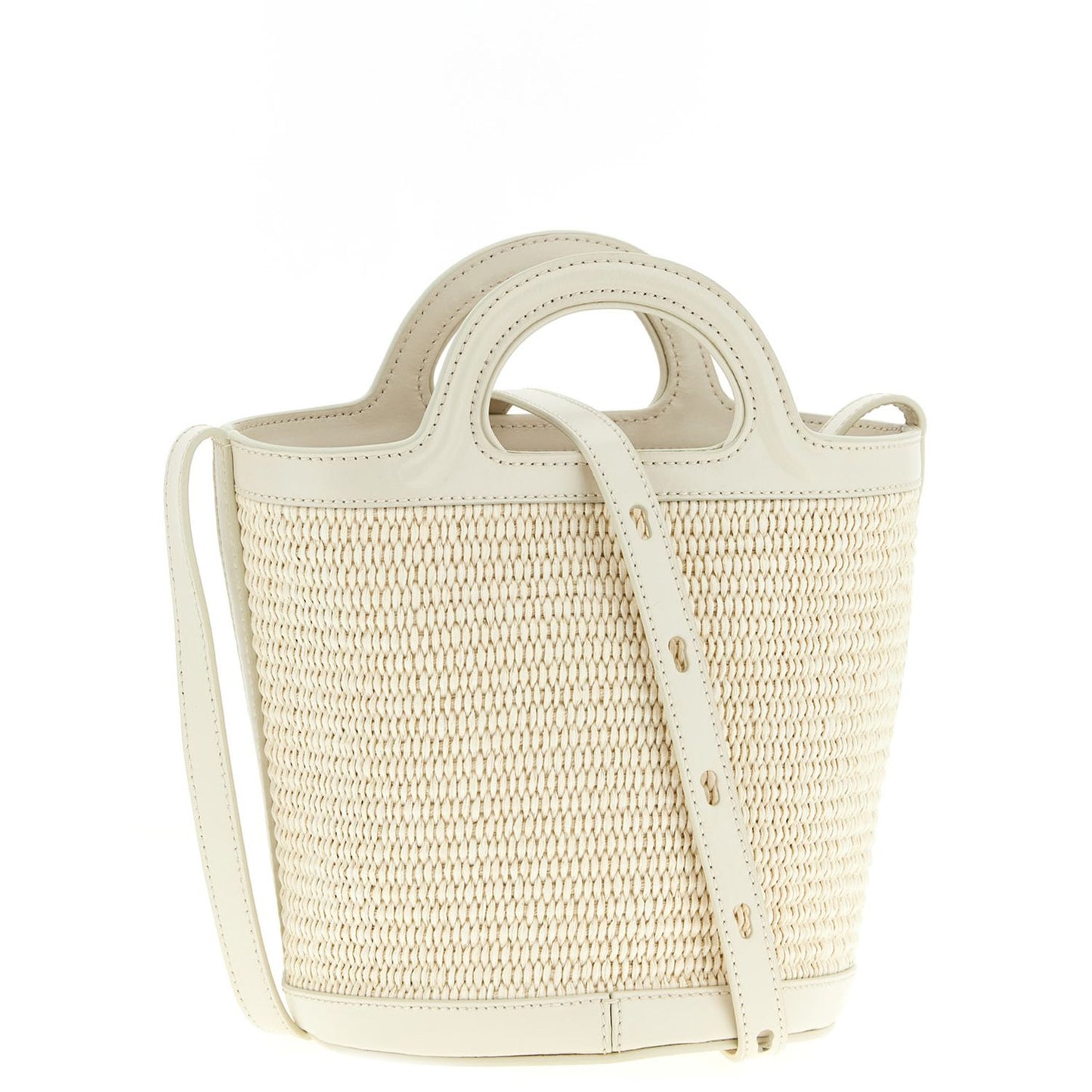 Marni White Cotton Handbag