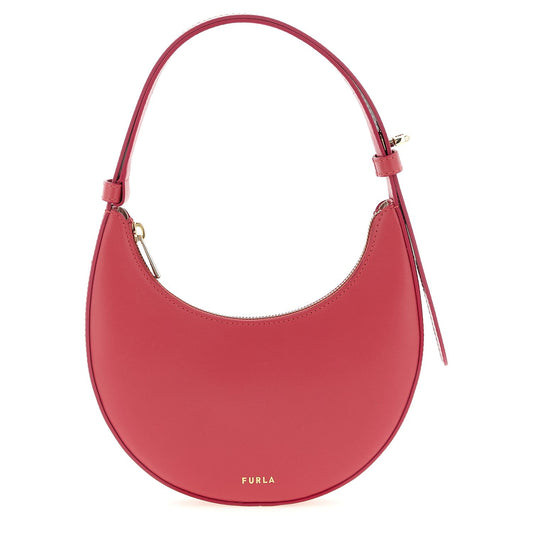 Furla Fuchsia Calfskin Shoulder Bag