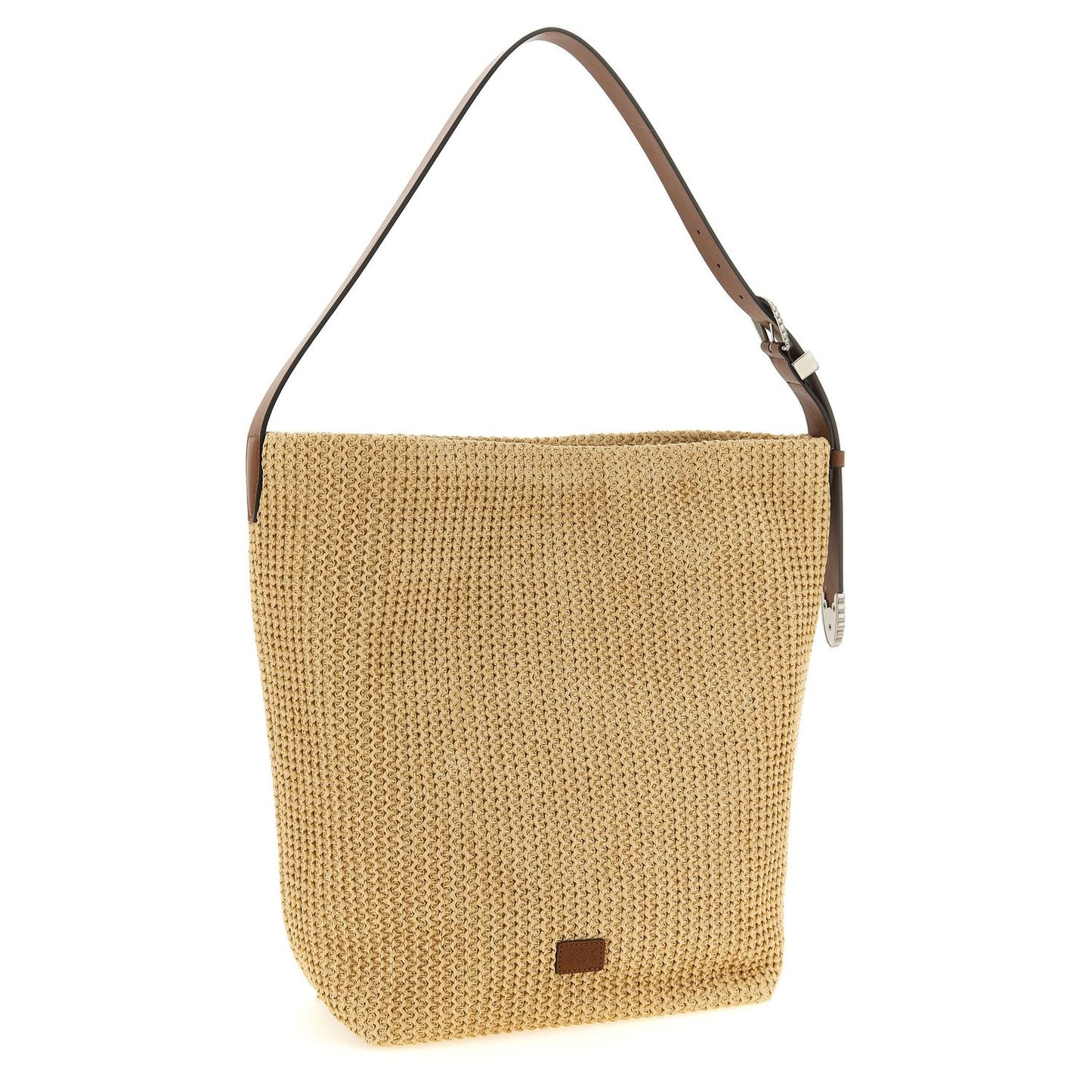 PINKO Beige Cowhide Shoulder Bag