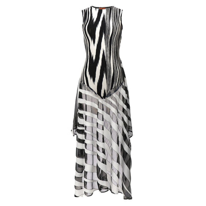 Missoni Bicolor Viscose Bodysuit