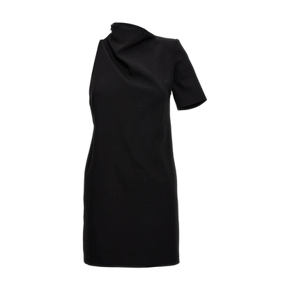 Sportmax Black Viscose Short Dress