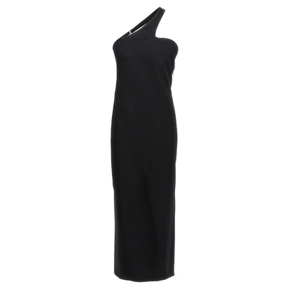 Sportmax Black Viscose Long Skirt