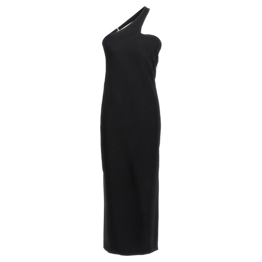 Sportmax Black Viscose Long Skirt