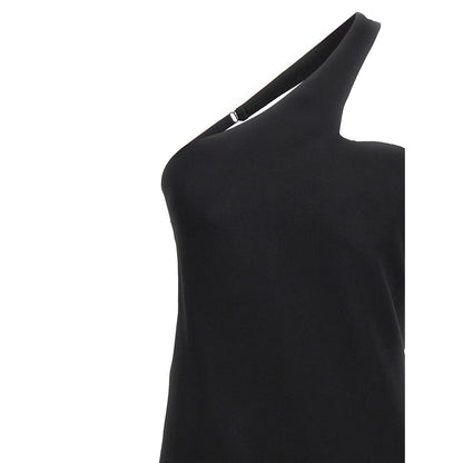 Sportmax Black Viscose Long Skirt