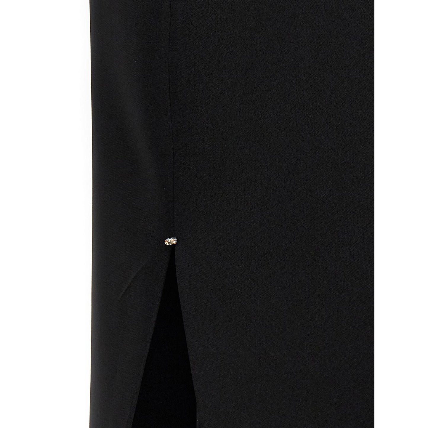 Sportmax Black Viscose Long Skirt
