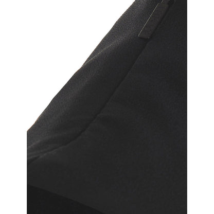 Versace Black Acetate Midi Dress