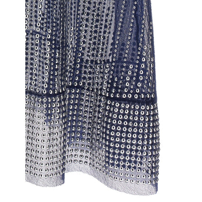 Paco Rabanne Blue Polyamide Long Dress