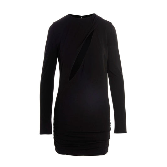 Versace Black Viscose Short Dress