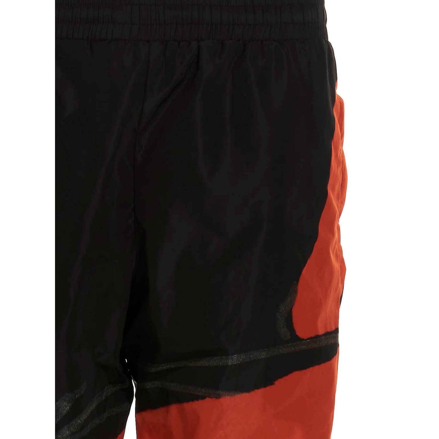Moschino Black Polyamide Athletic Pants